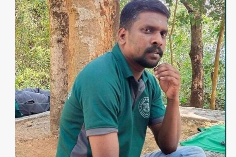 തൃശൂർ പാലപ്പിള്ളി ചിമ്മിനി ഉൾക്കാട്ടിൽ ഫോറസ്റ്റ് വാച്ചറെ കാട്ടാന ചവിട്ടിക്കൊന്നു.